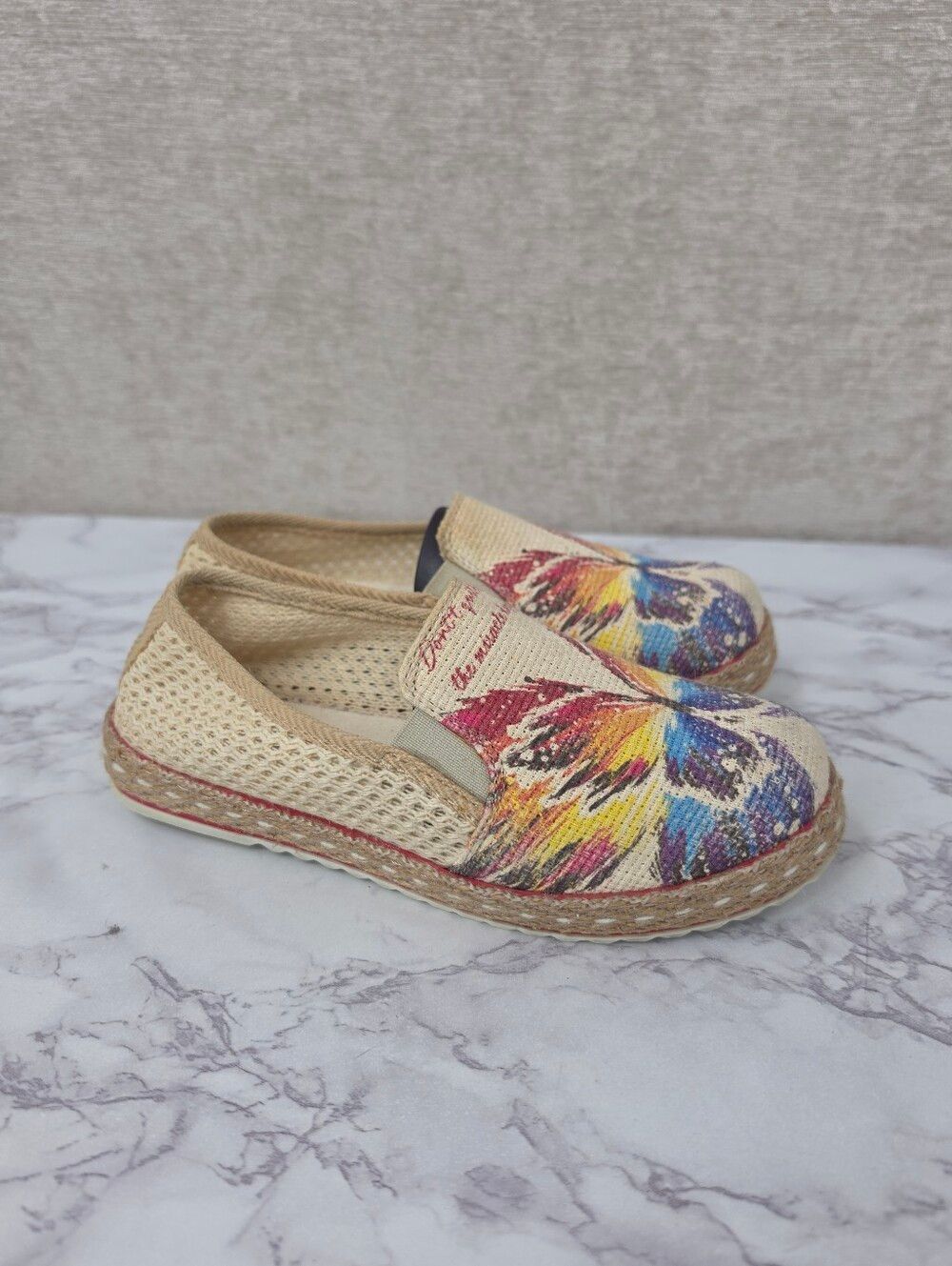 Goby Butterfly Sneaker DEL105 Shoes Canvas Slip-On Espadrilles